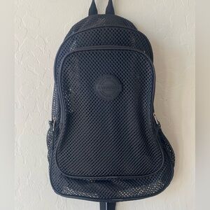 Eastsport Black Mesh See Through Backpack